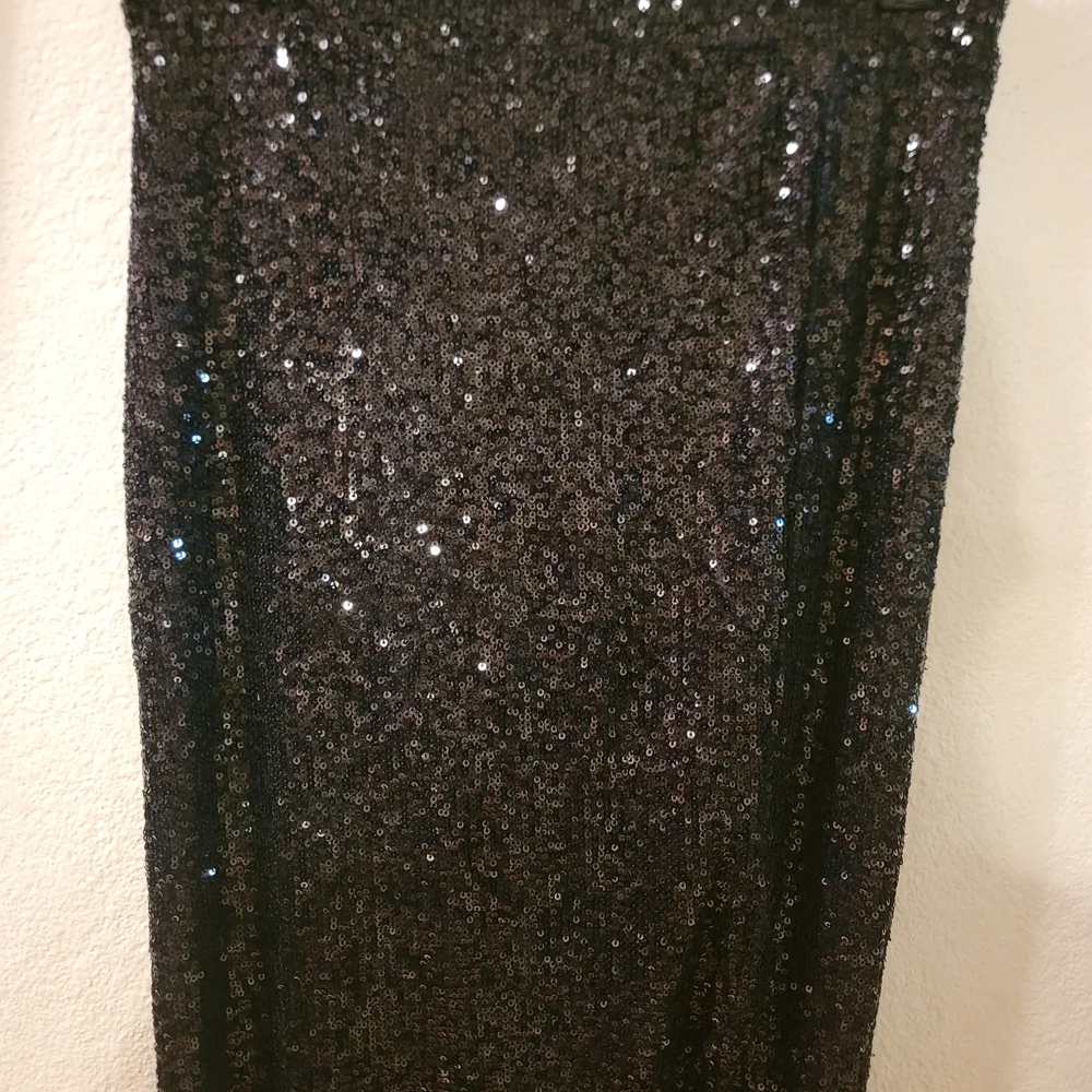 RACHEL Rachel Roy Sparkling Black Maxi Skirt - Picture 4 of 6